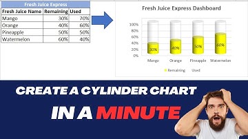 How to Create a Cylinder Chart in Microsoft Excel - Step-by-Step Tutorial