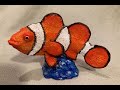 Creations in Clay Clown Fish &quot;Finding Nemo&quot; Painting - Part 2 of 2