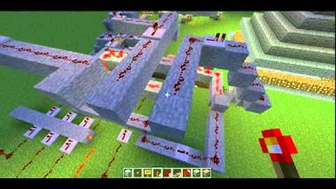 Minecraft: Piston Elevator Prototype