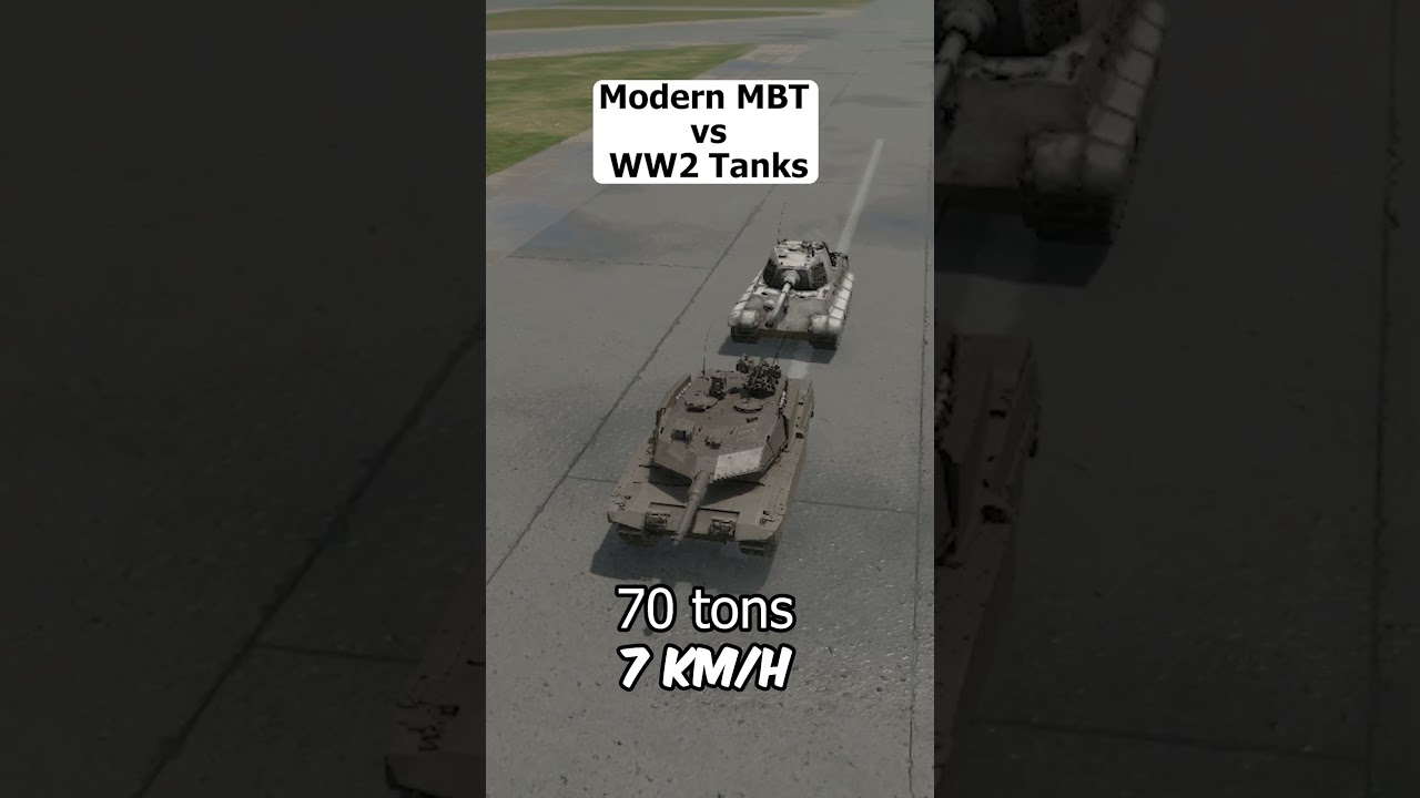 Leopard 2 PSO tows all WW2 tanks #warthunder #gaijin #snail #yt #shorts #memes #tank #military #ww2