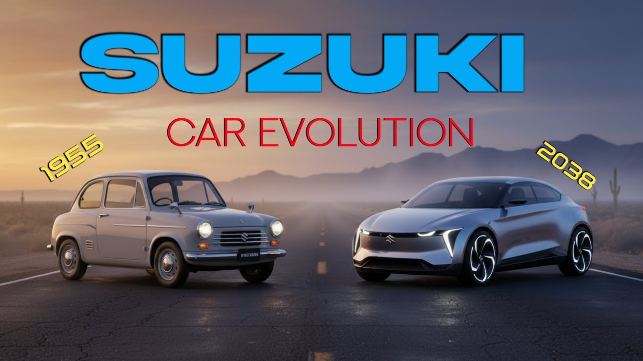 🚗 Suzuki Cars Evolution 1955–2038 | Innovation Meets the Future ⚡