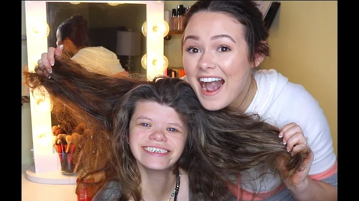 Doing My Sisters Hair & Makeup | Williams Syndrome