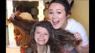 Doing My Sisters Hair & Makeup | Williams Syndrome