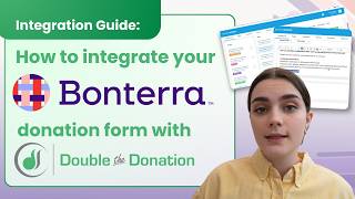 How to Set Up the Bonterra Fundraising (formerly EveryAction) + Double the Donation Integration