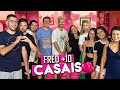 Jogo de casais com as namoradas do elenco