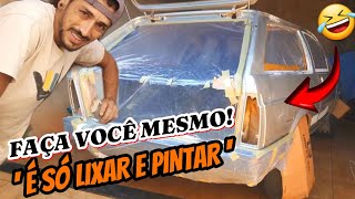 TUDO PRONTO! Agora é só pintar... 