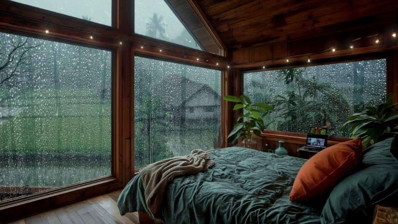 Relaxing Music for Insomnia Relief - Rain Sounds To Reduce Stress And Help You Sleep Better, Calming
