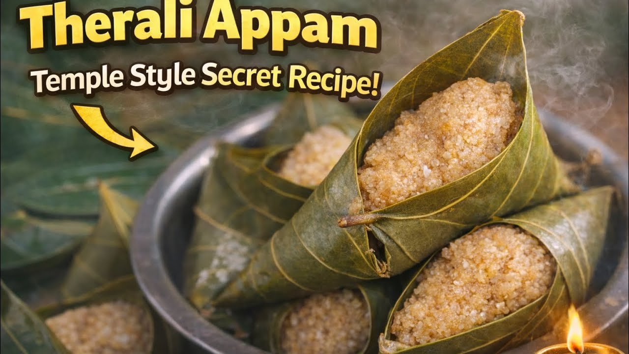 Attukal Temple Style Therali Appam | Traditional Kerala Sweet Recipe