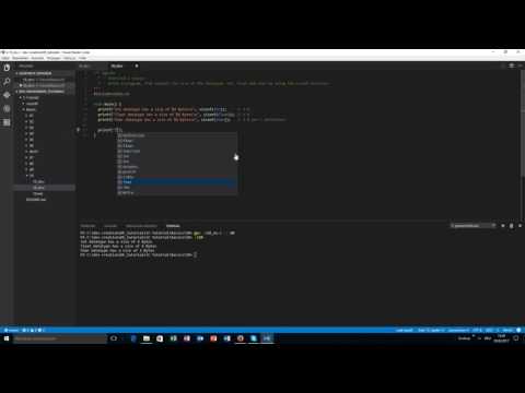 01.10 - C Basics - Exercise 1: sizeof