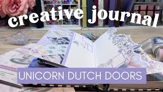 Creative Journal Setup March 2026: Rainbows & Unicorns Dutch Doors