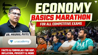 Economy Basics Marathon: GDP-GNP Formula, CPI-WPI Inflation, Poverty BPL line, etc @TheMrunalPatel