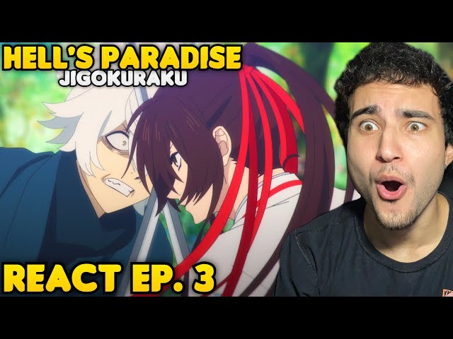 GABIMARU VS SAGIRI - React Hell's Paradise EP. 3 (Jigokuraku) 