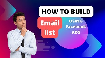How to Build Your Email List Using Facebook Ads 😍😍😍@shuaibnoohubasheer4473