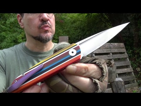 I'm Back With A Very Pointy Colorful Knife, Folding Knife Review ($68) Brand: S GraceEase