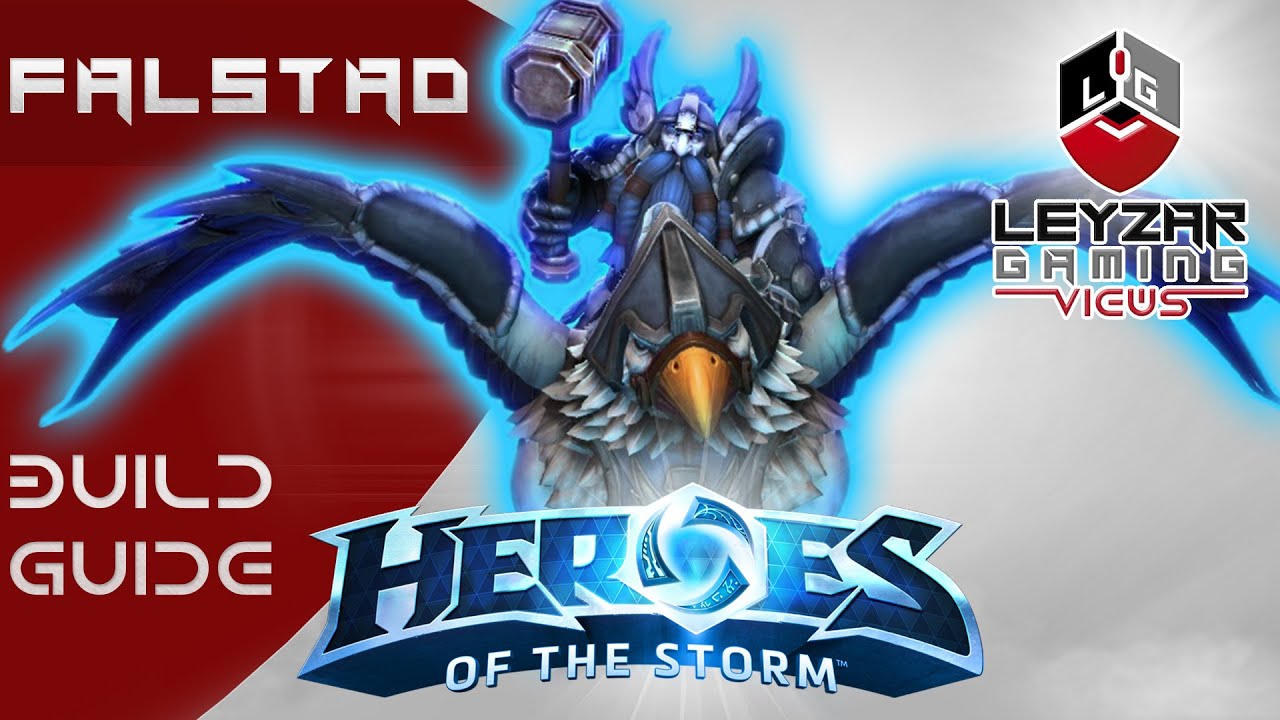 Heroes of the Storm (Gameplay) - Falstad Build Guide - Storm Lord Skin ...