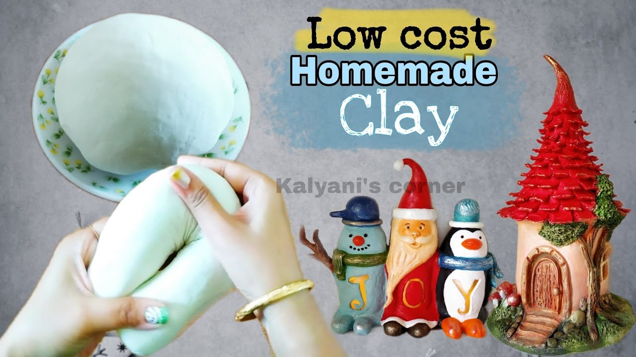 Paper clay Cotton light paper clay Air dry clay 轻黏土