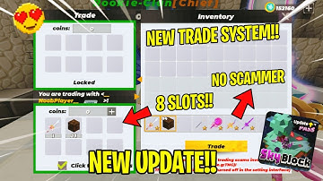 NEW 8 SLOTS IN TRADE SYSTEM In SkyBlock Update Blockman Go