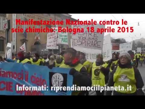 Manifestazione Nazionale contro le Scie Chimiche, Bologna 18 aprile 2015