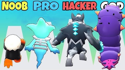 NOOB vs PRO vs HACKER vs GOD in Monsters Squad Rush (Unlocked all Pokémon)