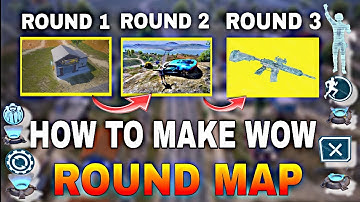 How To Make Wow Rounds Map | WOW Round Map | Round Map Setting |Wow Erangel Round Map | PUBG MOBILE