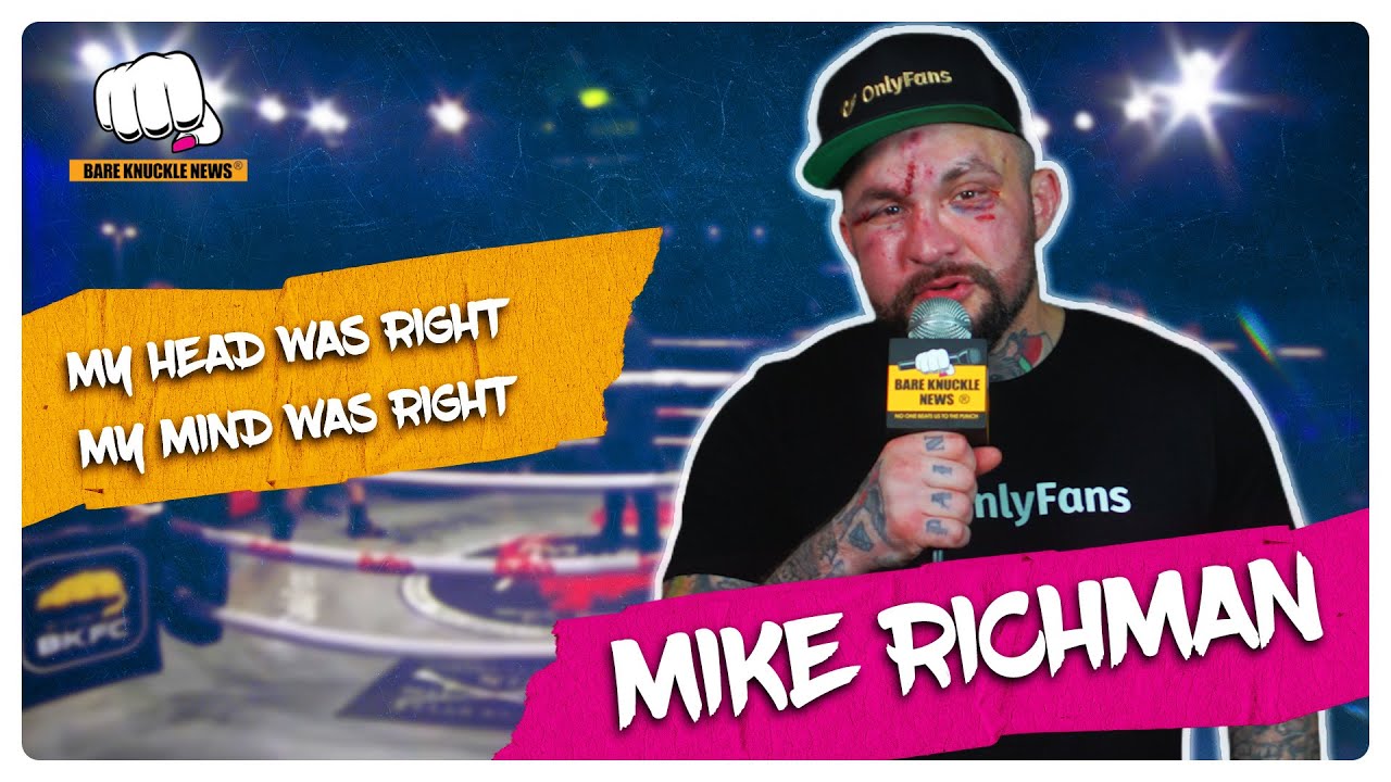 Watch Mike "The Marine " Richman's Epic Ko Victory At Bkfc 60!