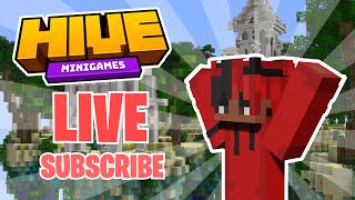 🔴Hive Bedwars Youtube Rank Grind!! (Parties With Viewers)  5.9k?