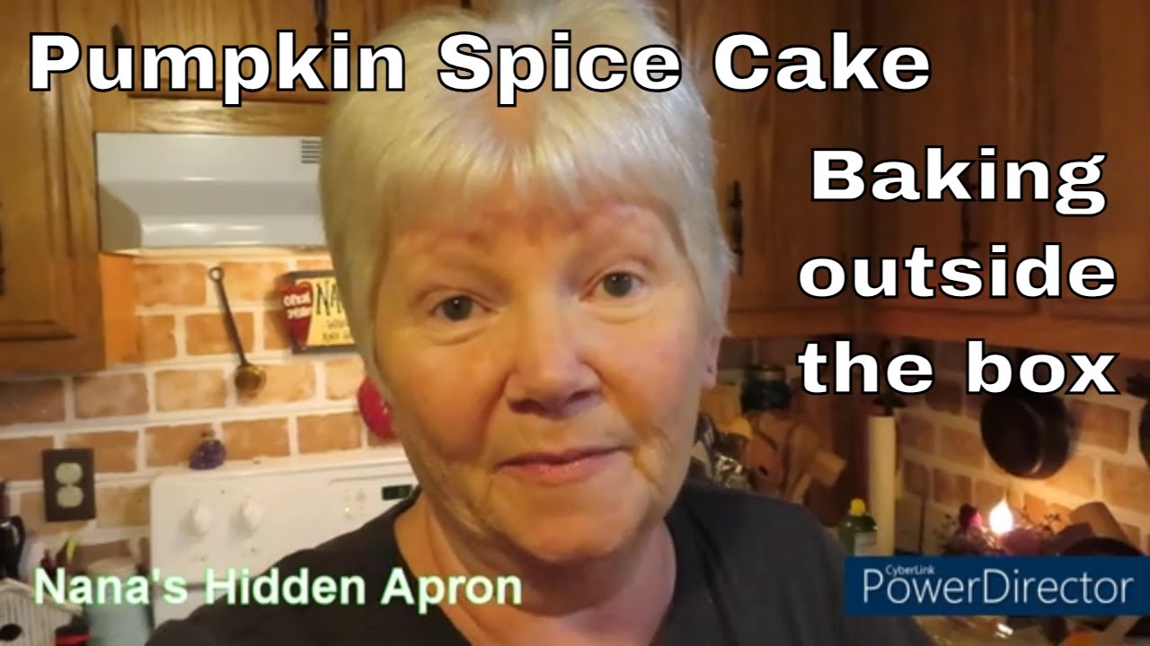 Pumpkin Spice cake baking outside the box YouTube