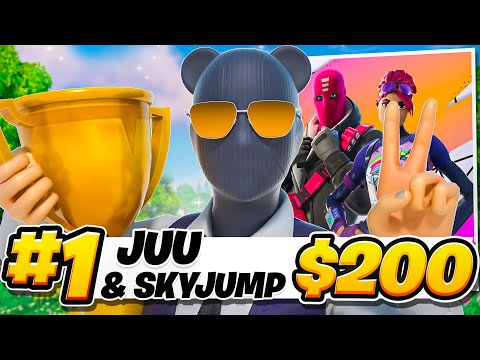 HOW I DOMINATED THE DUO VICTORY CASH CUP 🥇 w/SkyJump ($200) | Juu