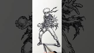 Speed Drawing Naruto StickMan 😳 #shorts #anime #naruto #stickman #drawing