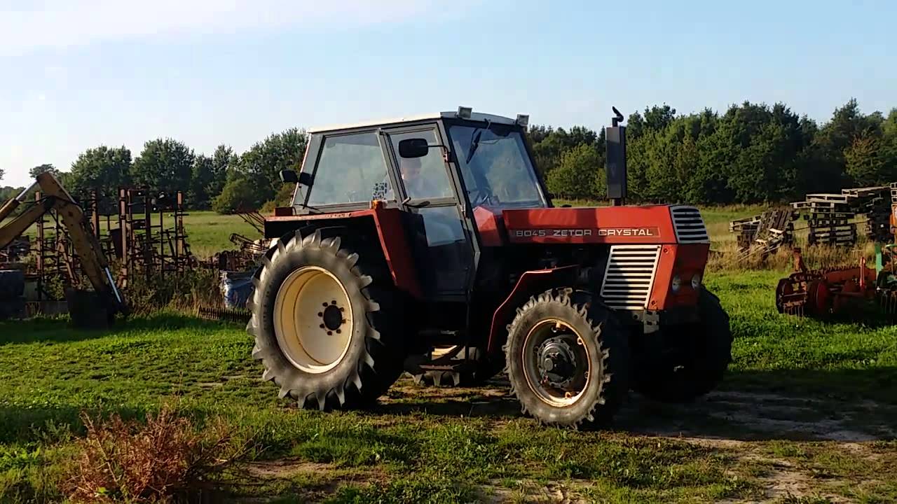 Zetor 8045 Mik testy - YouTube