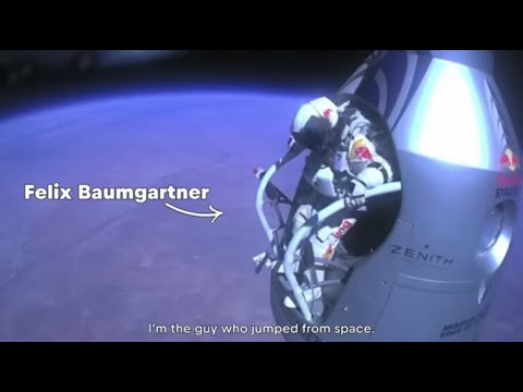 I Jumped From space ( World Record Supersonic Freefall)