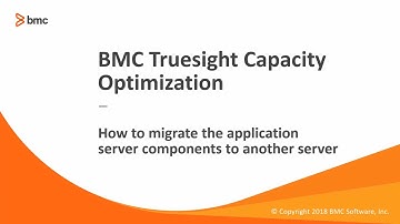 BMC TSCO: How to Migrate the Application Server Components to Another Server