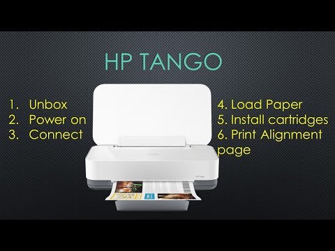 hp tango printer password