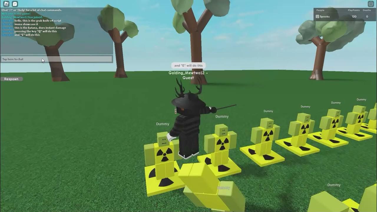 The Grab Knife V4 Showcase! [Roblox Script] YouTube