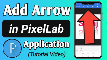 How to make/Add Arrow in PixelLab App || Thumbnail Arrow