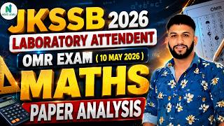JKSSB Laboratory Attendant 2026 Maths Paper Analysis | OMR Exam Full Review || By - Paras Sir
