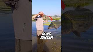 slingshot fishing tips and techniques 🎯 #fishing #fish #shortsfeed