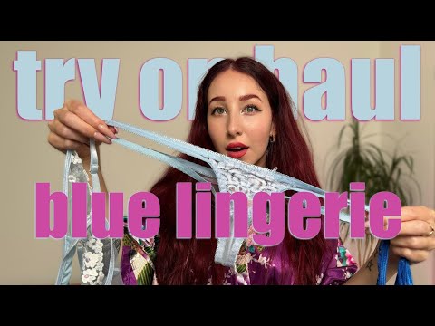 [4K] See-through lingerie try-on haul with Emilia #transparenthaul # ...