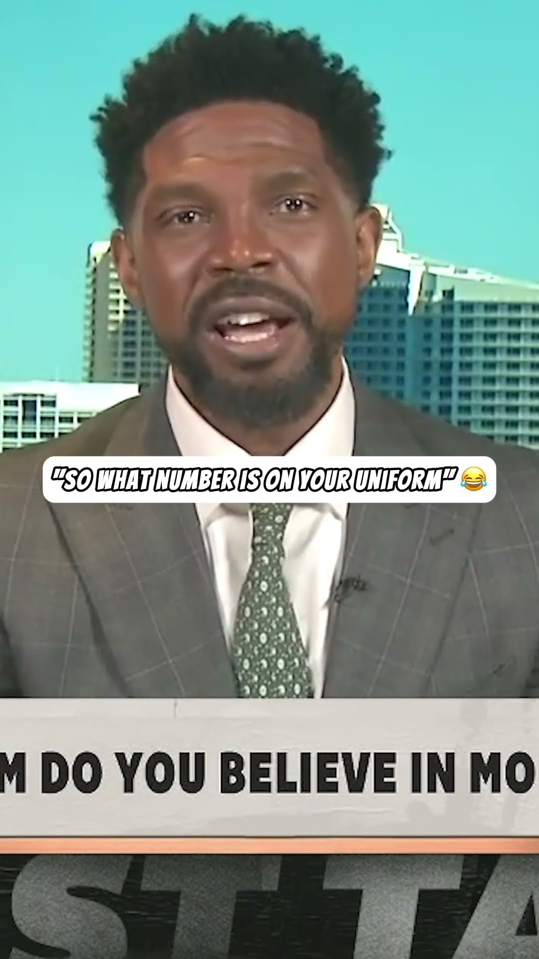 Udonis Haslem messing with Shannon ?