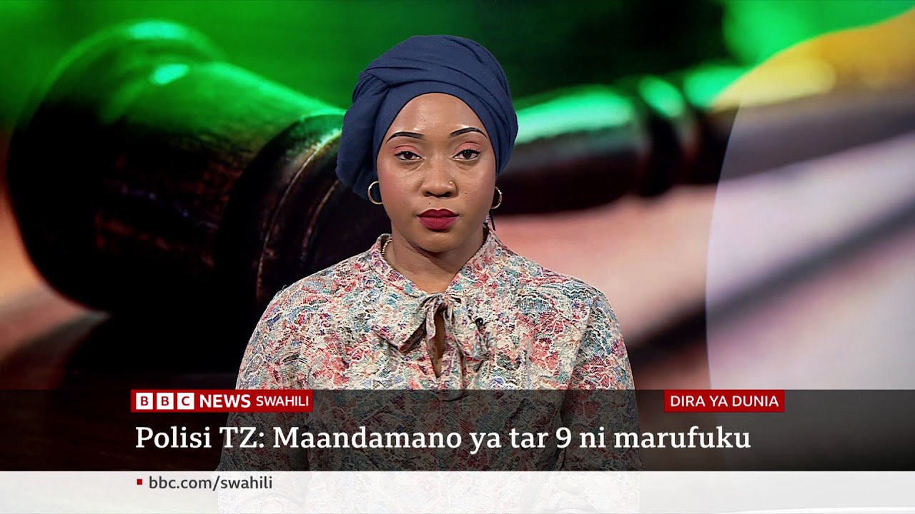 Jeshi la polisi Tanzania lapiga marufuku maandamano ya Desemba 9. Katika Dira ya Dunia TV