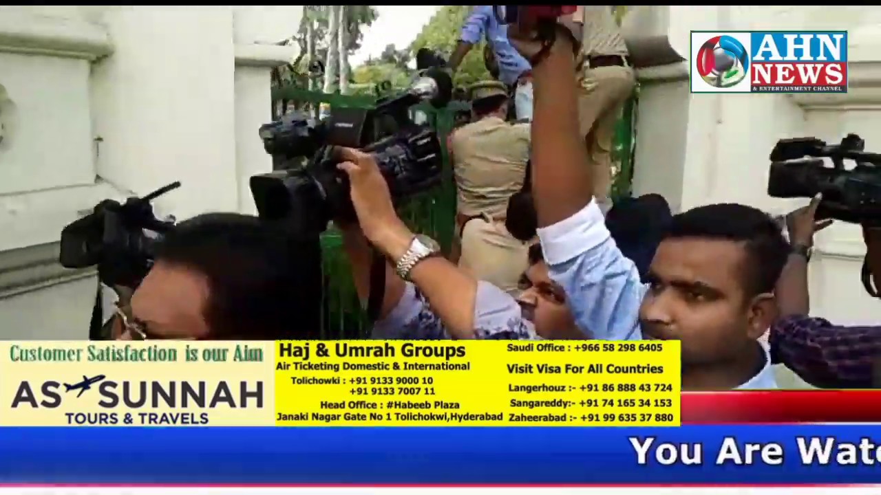 ABVP Students Hulchul | Protest At Nampally Assembly Gate Saifabad Police Taken Into Custody