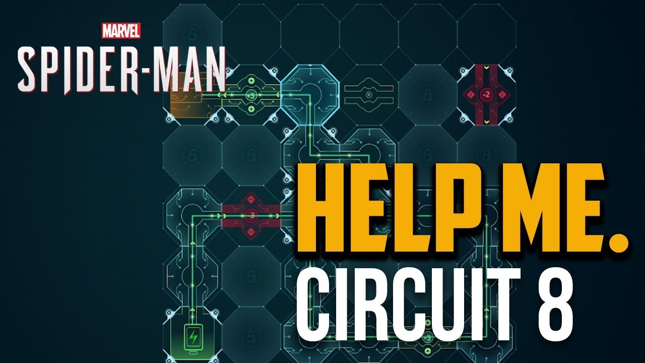 Spiderman PS4 : Stage 1 Intracranial Interface Puzzle 8 Solution