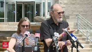 Larry Woodcock speaks at news conference following Chad Daybell sentencing verdict