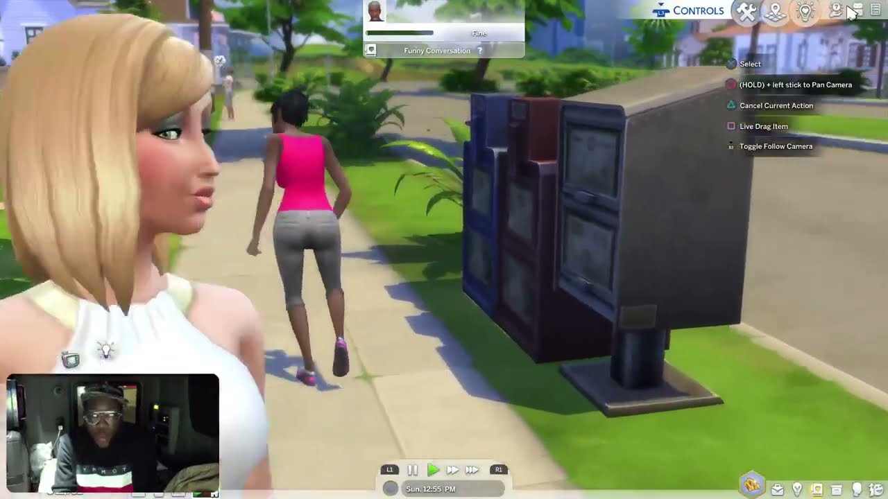 Lilmar picking up chicks in SIMS 4