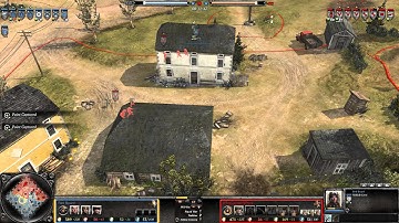 CoH2 - 1v1 - [US]Red Beard vs [WM]IIPLIICaptainSPrice - New Balance Patch!