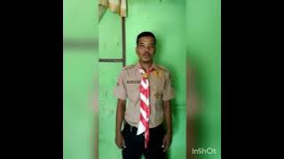 menyanyikan  HYMNE PRAMUKA DAN LAGU YEPO YEPO