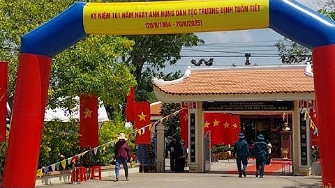 Buổi trưa ngày 20.8 tại đền thờ anh hùng dân tộc Trương Định Gia Thuận