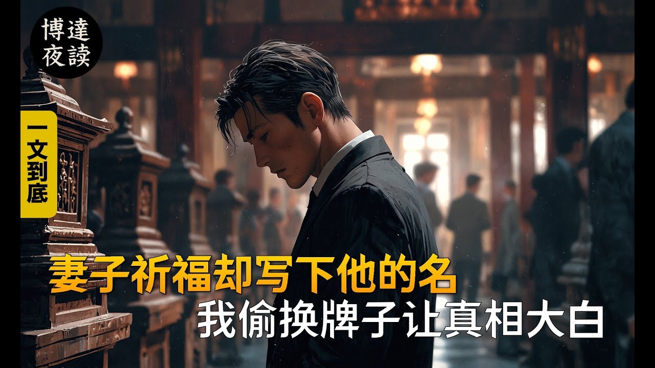 妻子祈福却写下他的名我偷换牌子让真相大白  #爽文 #完結文 #完結文 #青春 #搞笑 #都市 #小說 #甜文 #有聲小說 #漫畫