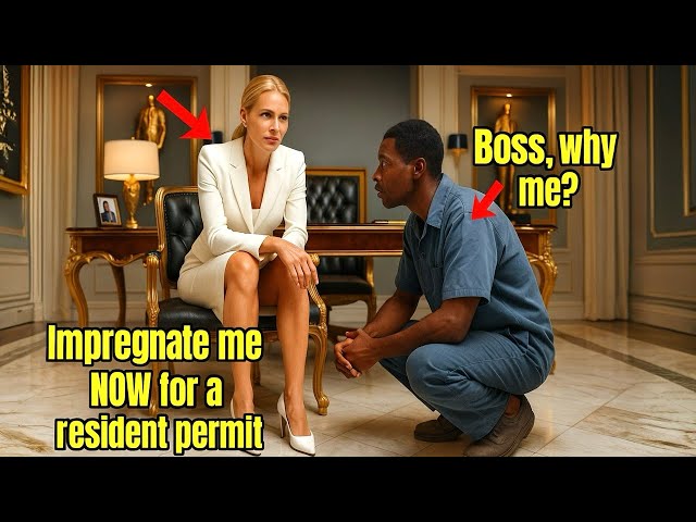 A billionaire boss gave permanent residence visa to a poor janitor to get her pregnant then…#tales - YouTube