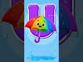 U for Umbrella ☂️ | ABC Phonics Song #shorts